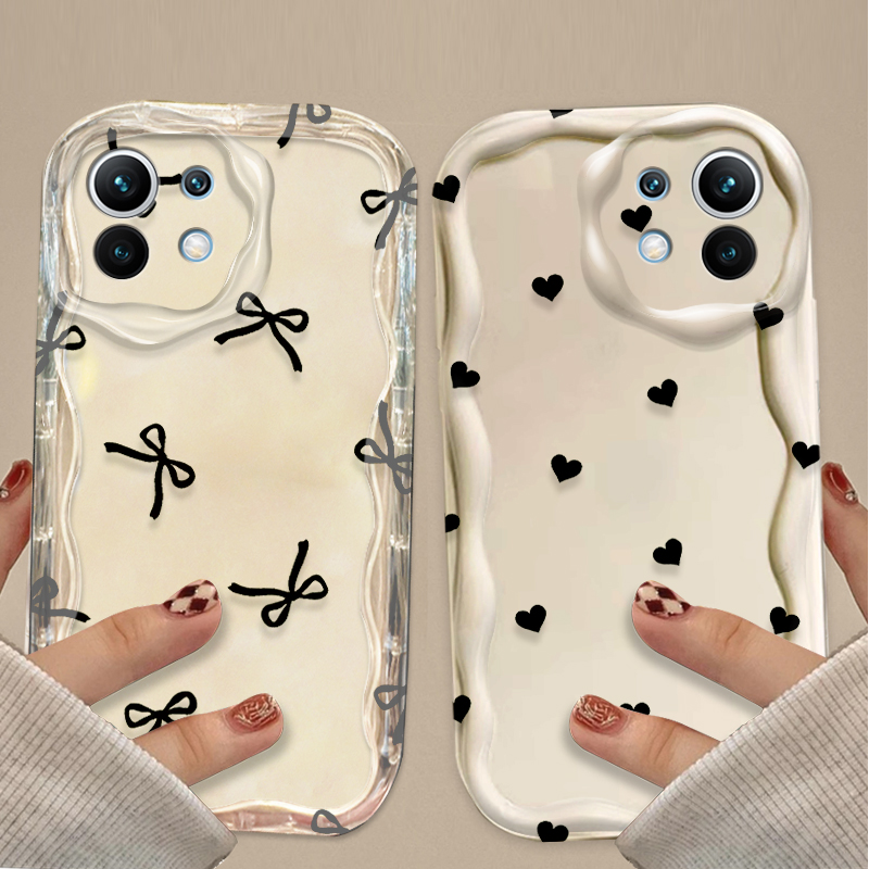 Black Bowknot love Heart Case  - огляд і ціна Xiaomi Poco X6